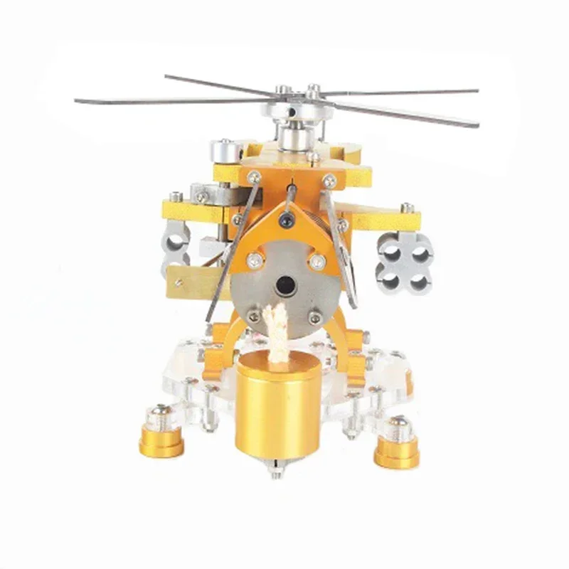 Stirling Engine Helicopter Model Aviation Technology Teaching Aid Model Boutique DIY Creative Educational Toys Birthday Gift