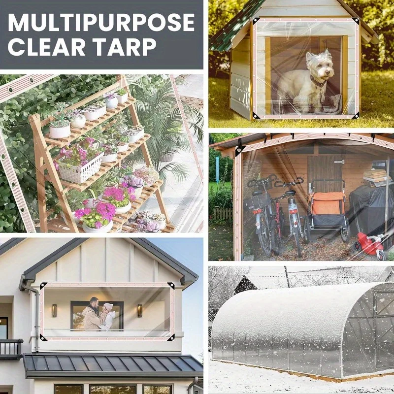 قماش مشمع شفاف متعدد الوظائف مقاوم للماء، مصنوع من مادة PVC العالمية مع مجموعة واسعة من التطبيقات الختم