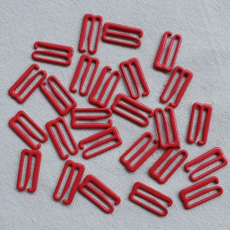 20 Stück 10mm-25mm Metall-BH-Trägerverstellverschlüsse Unterwäsche-Schieberinge Clips für Dessous-Verstellung DIY-Zubehör – Detail 1