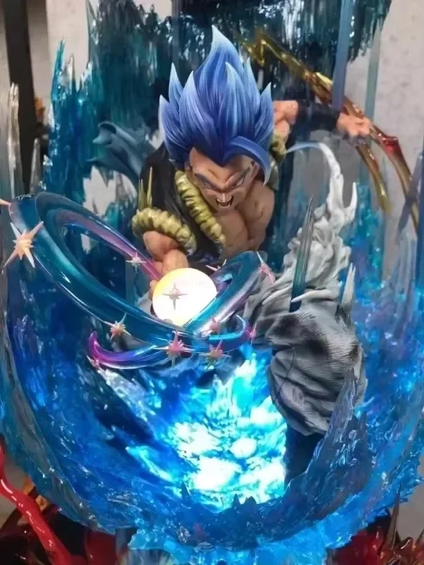 30ซม.Dragon BallรูปGogetaอะนิเมะตัวเลข3หัวLight Super Saiyan Vegeta Figurine Pvc Gkรูปปั้นตุ๊กตาของเล่นของขวัญ