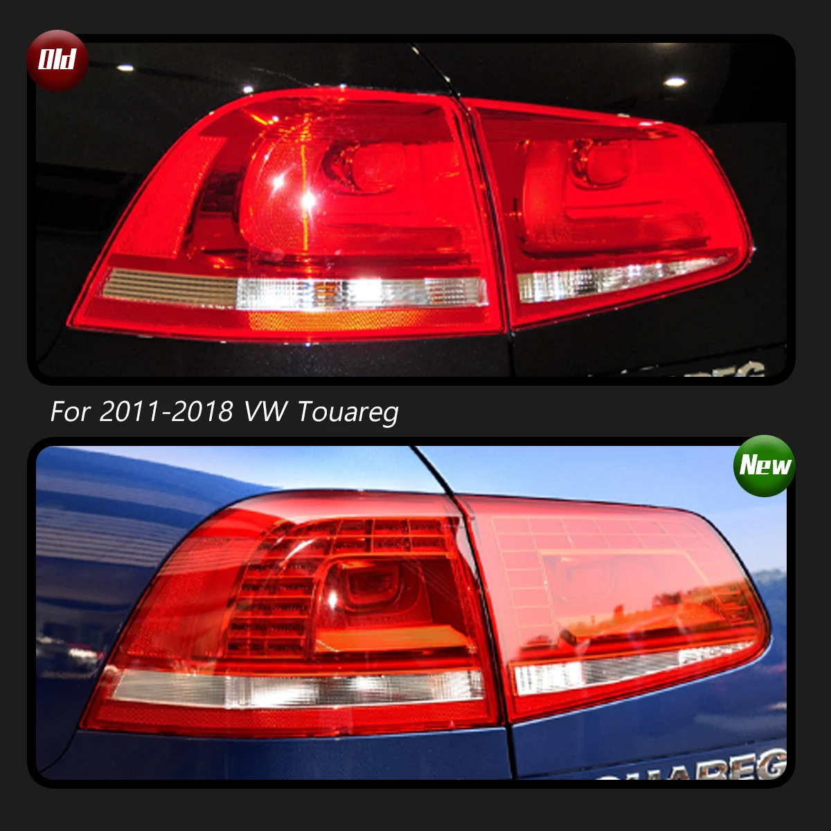 TYPY Car Tail Lights For VW Touareg 2011-2018 LED Car Tail Lamps Daytime Running Lights Dynamic Turn Signals Car Accessories