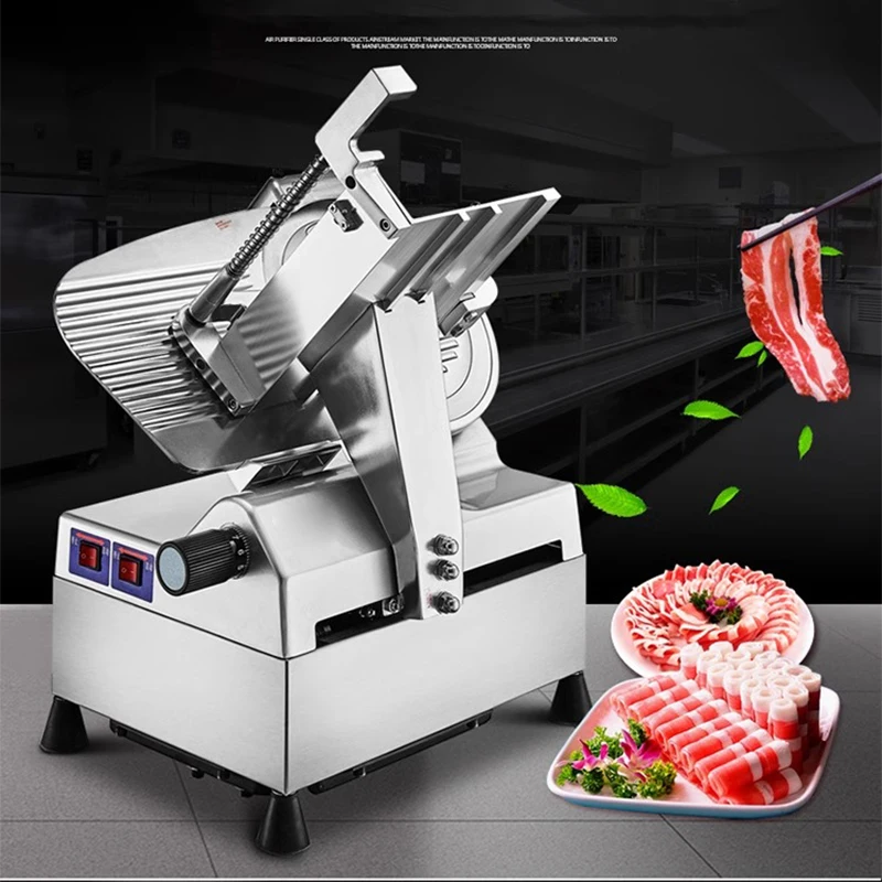 ماكينة تقطيع اللحوم الكهربائية الصغيرة الأوتوماتيكية، ماكينة تقطيع الخضروات، ماكينة تقطيع اللحم البقري ولحم الضأن، ماكينة تقطيع الخبز النباتي