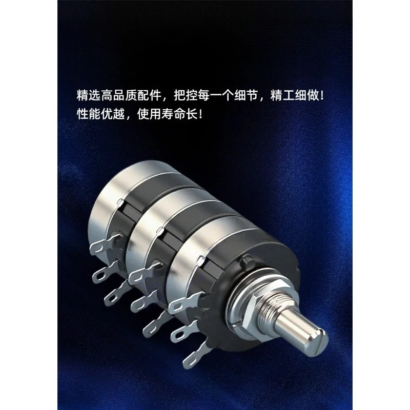24mm Carbon Film Potentiometer, Single Turn Precision Rotary Potentiometer