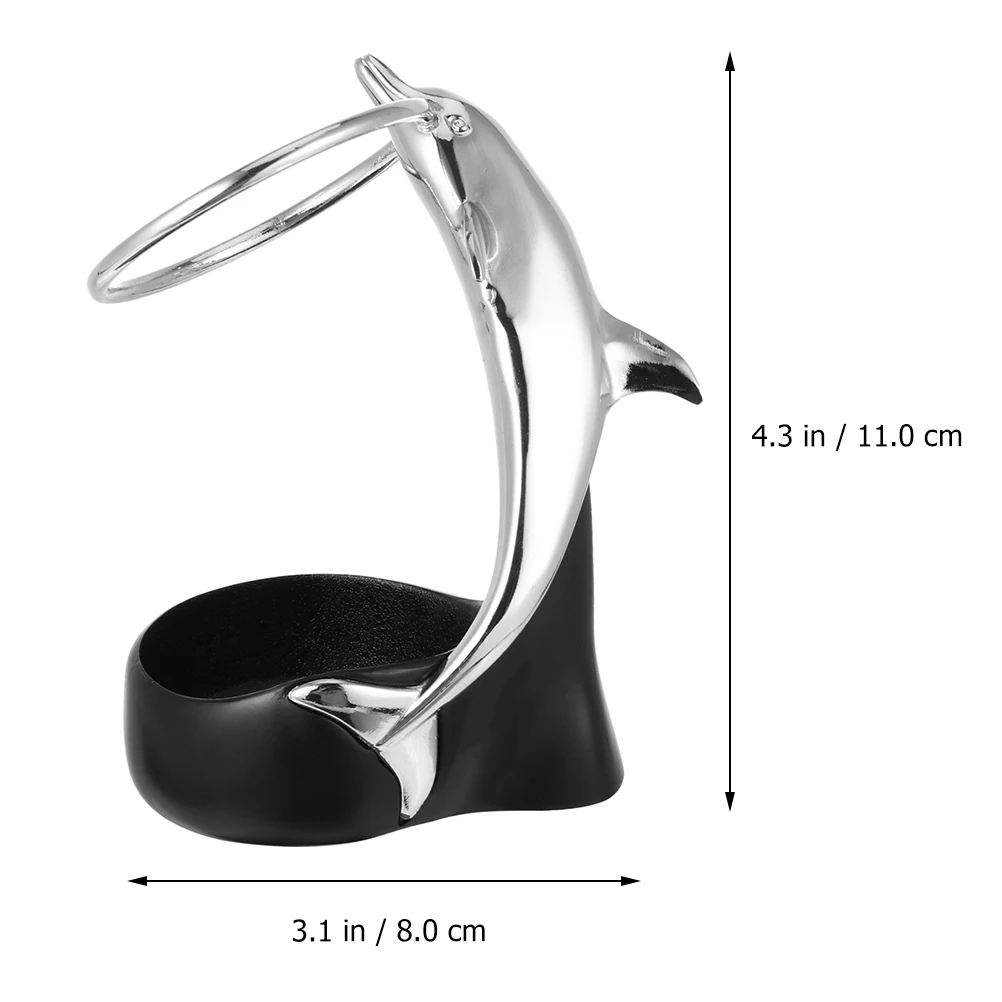 

Dolphin Tableware Set Zinc Alloy Holder Stylish Kitchen Gadget Practical Forks Spoons Organizer Portable Feeding Spoon