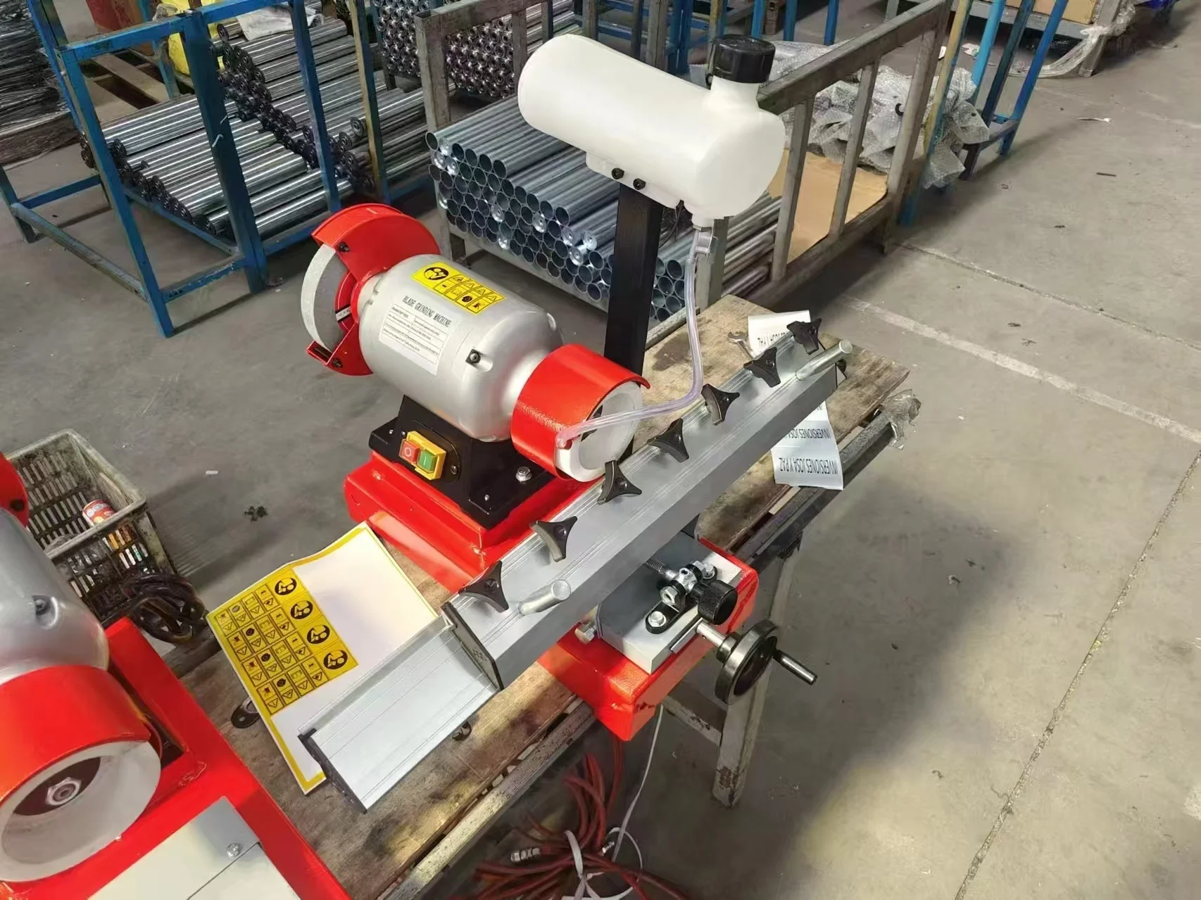 Small Two Hand Push Type Adjustable Angle Linear High-speed Steel Planing Tool Grinding Machine High Quality Product
