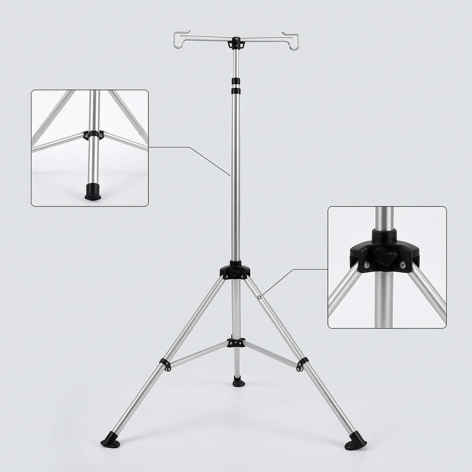 Camping Lantern Stand with Tripod Foldable Camping Lantern Stand Compact Lightweight for Campers, Backyard, Patio