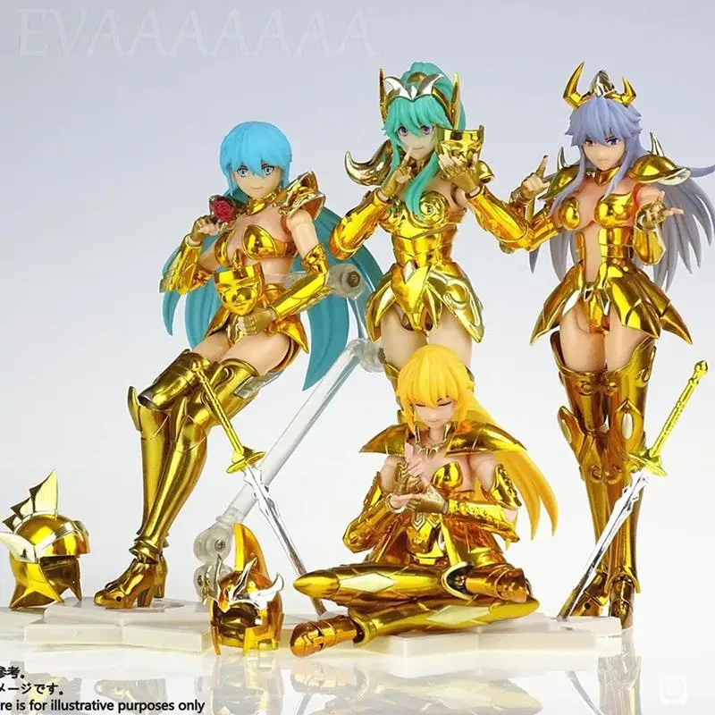 GT Saint Seiya Myth Cloth EX Holy Contract Virgo Verna / Scorpio Geraldine / Pisces Venus / Aries Dolores Female Saint GreatToys