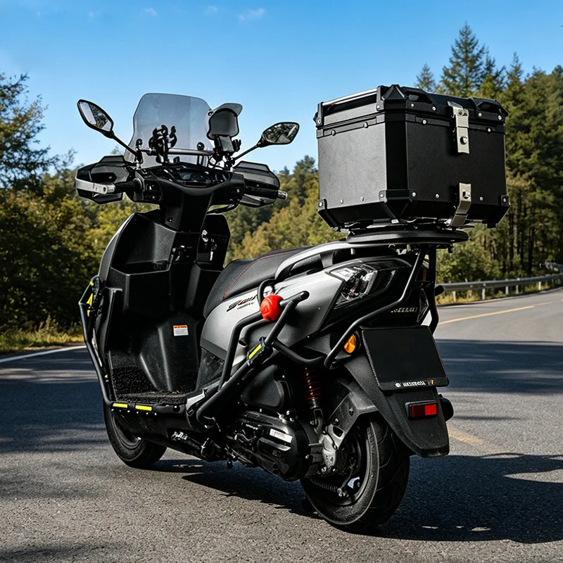 aluminum-motorcycle-top-case-with-safety-lock-anti-theft-quick-release-rear-luggage-storage-tail-box-for-scooter-36l-45l-55l-65l