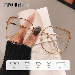 Oversized Eyeglasses Frame Women Clear Square Glasses Frames Female Optic Prescription Glasses 0 Diopter oculos de grau M7434