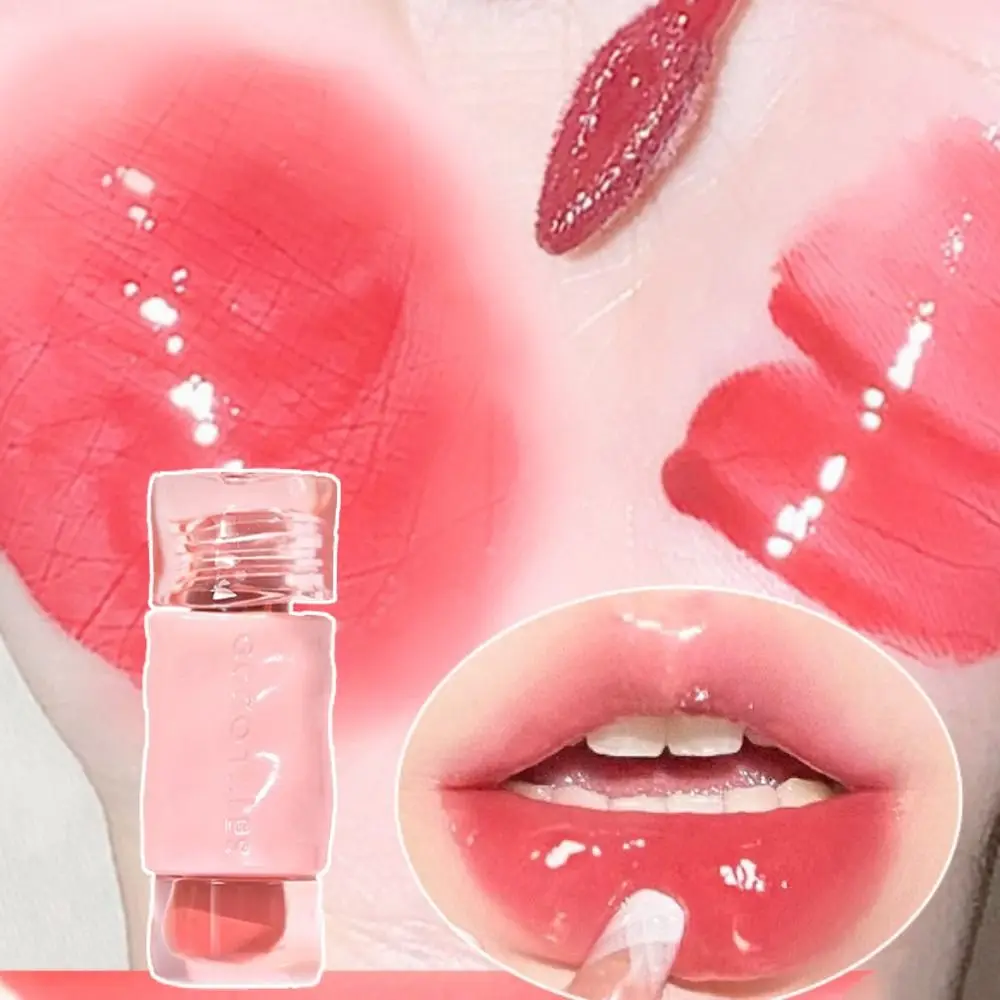 

Portable Waterproof Mirror Lip Gloss Long Lasting Makeup Moisturizing Lipstick Non-stick Cup Silky Lip Tint Cosmetics Women