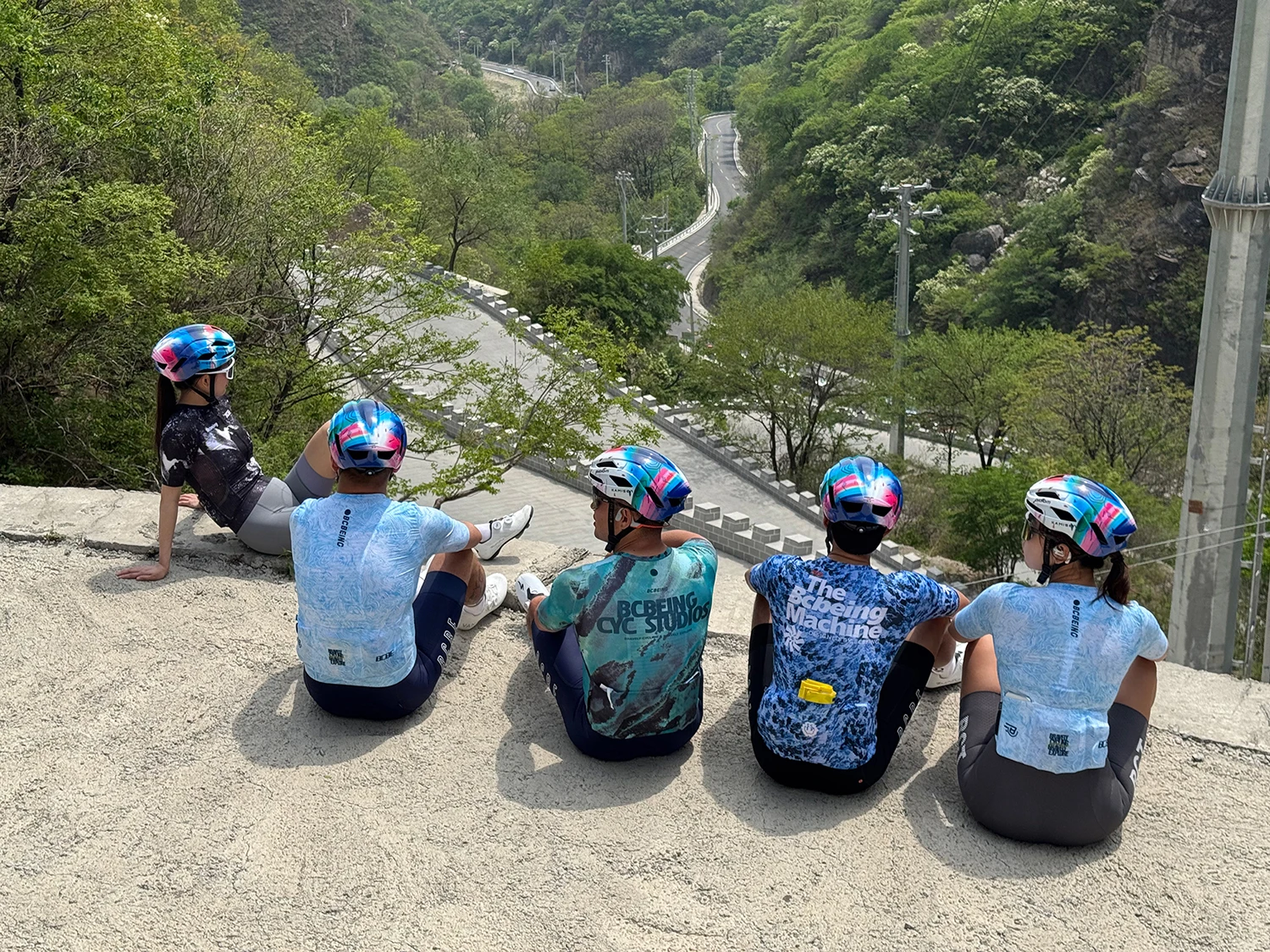 BCBE-ING Radtrikot für Herren und Damen, kurzärmelig, leicht, Race Fit, schnell trocknend, atmungsaktives Gewebe, Radtrikot Ciclismo Hombre – Detail 4