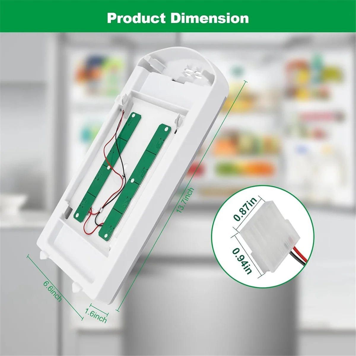 NEU W 11527432   W 11387579   Kühlschrank-LED-Lichtbaugruppenmodul-Ersatz, entworfen für Whirlpool Maytag Amana Kühlschrank