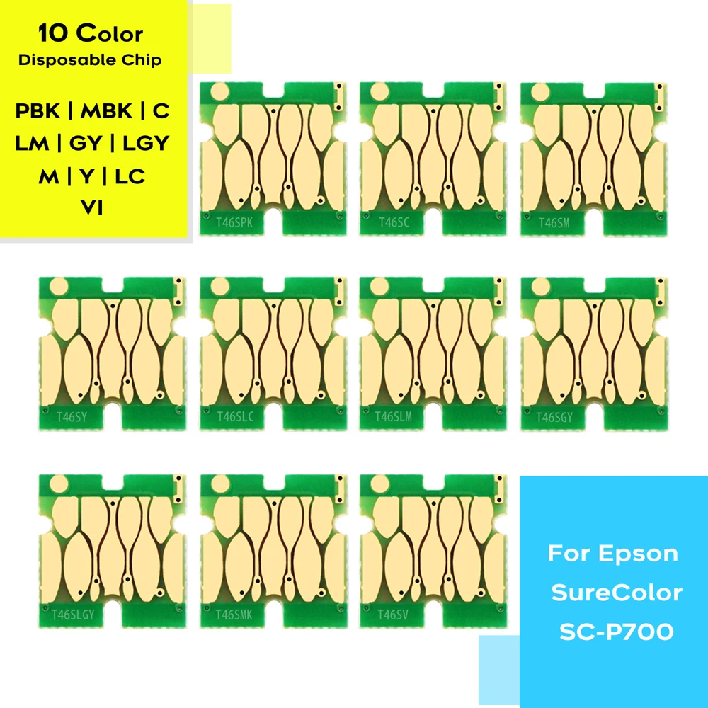 Europe Use T46S For Epson SureColor P700 SC-P700 Printers With ink Cartridge Chips