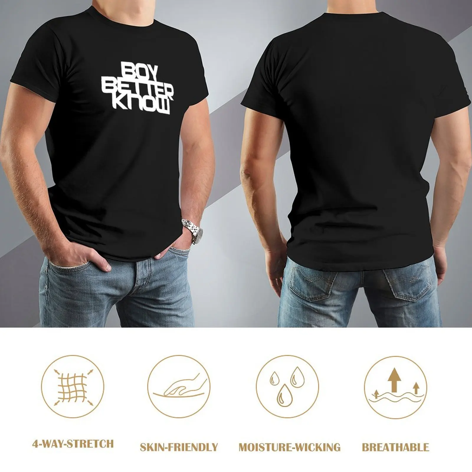 تي شيرت BBK WHITE LOGO تي شيرت جرافيك تي شيرت قطني للرجال طبعة جديدة تي شيرت رجالي كاجوال أنيق