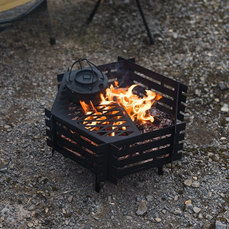 

Cooking Atmosphere Portable Disassembly High Temperature Resistant Carbon Steel Stainless Steel Baking Net Incinerator