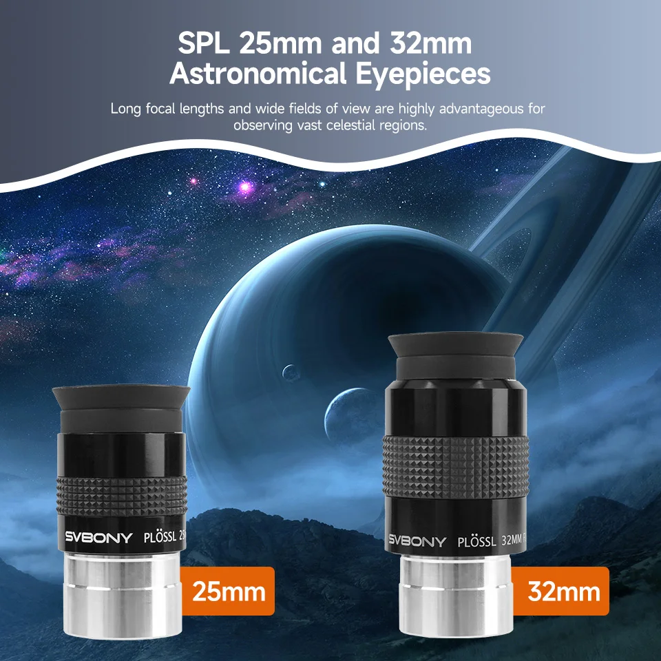 Svbony SV233 1,25-Zoll-Okular Achtteiliges Teleskop-Zubehörset für Astronomische Planetenbeobachtung – Detail 22