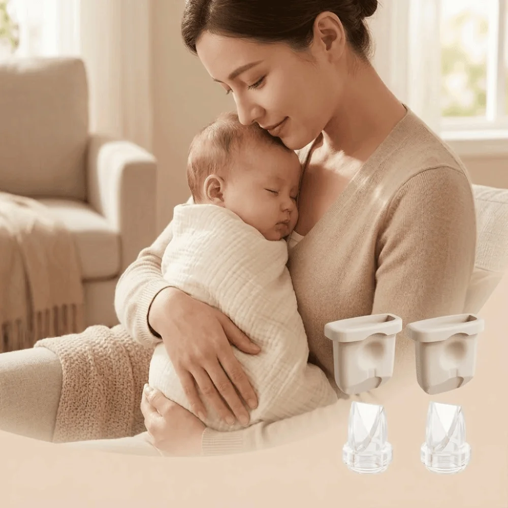 

BPA Free Breast Pump Replacement Parts Duckbill Valves Silicone Diaphragms Compatible Replacement Kit Durable Breast Pump Parts