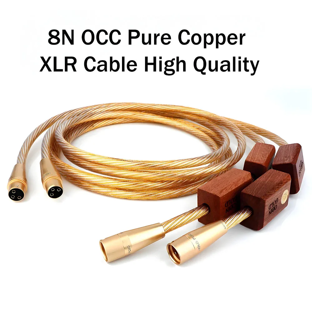 

Nordost ODIN 2 Gold RCA Audio Cable HIFI XLR Male To Female Plug Lin Highest Reference Interconnects Audiophile For Amplifier CD