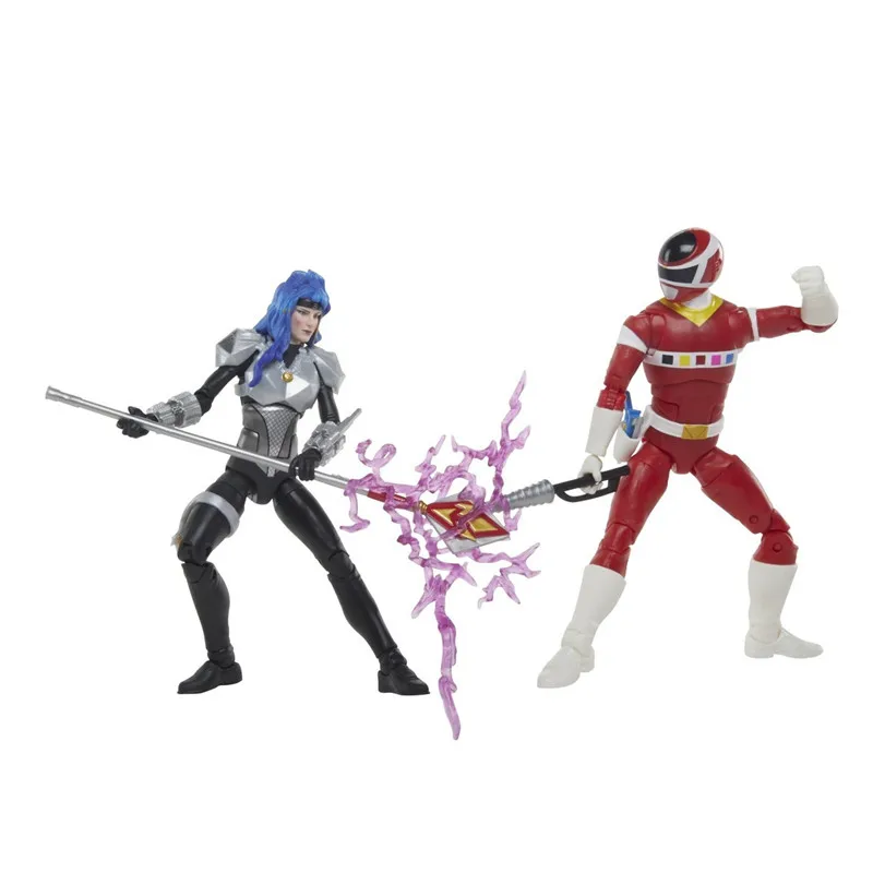 Hasbro-Coleção Power Rangers Lightning no Espaço Figura de Ação Ranger Astronema Vermelho, Brinquedo Modelo Colecionável, Em Stock, 6"