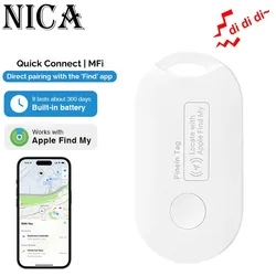 GPS Tag For Children/Elder Smart AirTag Mini Pet Tracker Bluetooth Smart Tag Car Lost Tracker For Apple IOS System Find My APP