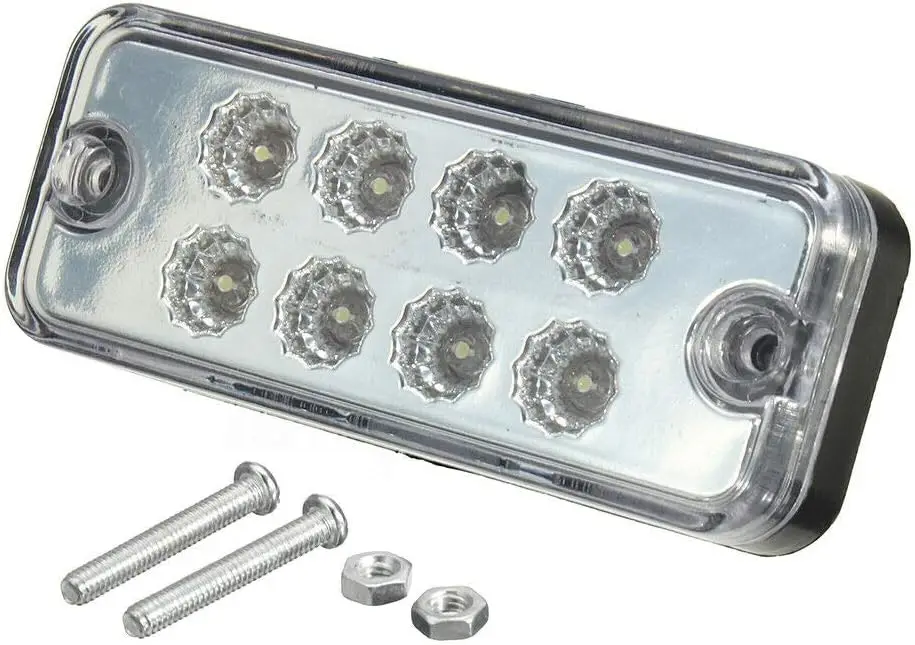 

4 боковых габаритных фонаря, совместимых с грузовиками, прицепами, автофургонами, квадроциклами и различными автомобилями 12 В/24 В.