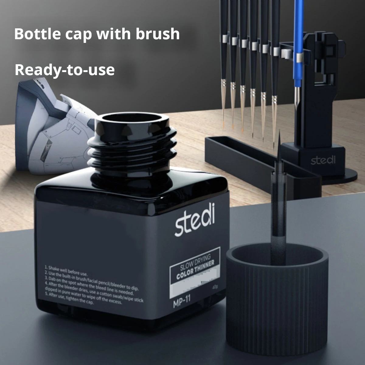 

Stedi MP-07~MP-18 Weathering Acrylic Paints 40g for Gundam Military Models Panel Lining DIY Tools Kit DIY Crafting Supplies