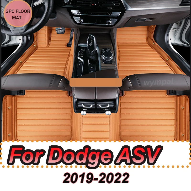 

Роскошные автомобильные коврики для Dodge ASV Ram 1500 DT 2019 ~ 2022 года, противогрязевые ковры, кожаные напольные коврики, коврики, детали интерьера