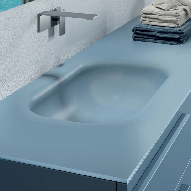 Artificial stone integrated washbasin custom washbasin cabinet combination washbasin washbasin rounded corner washbasin