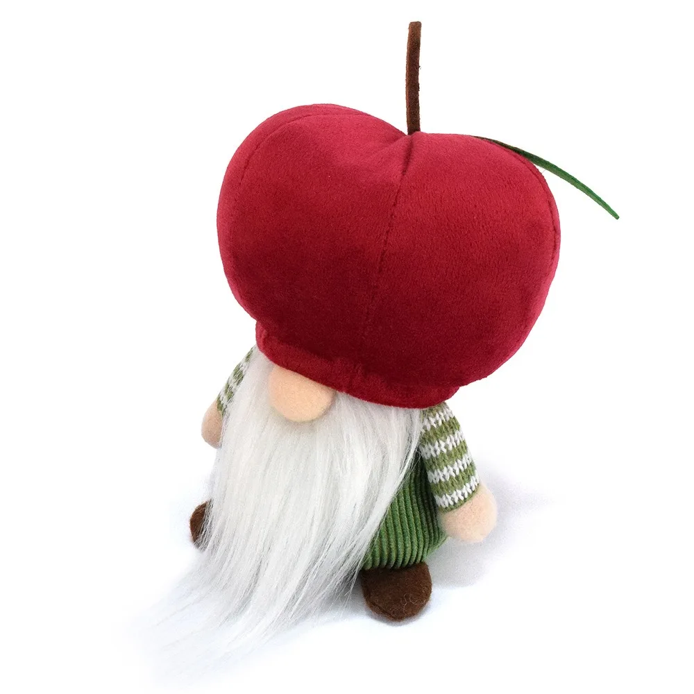 PP 코튼 레드 얼굴없는 인형 부드러운 푹신한 루돌프 과일 드워프 인형 장식 컬렉션 Gnomes 플러시 장난감 어린이 소녀