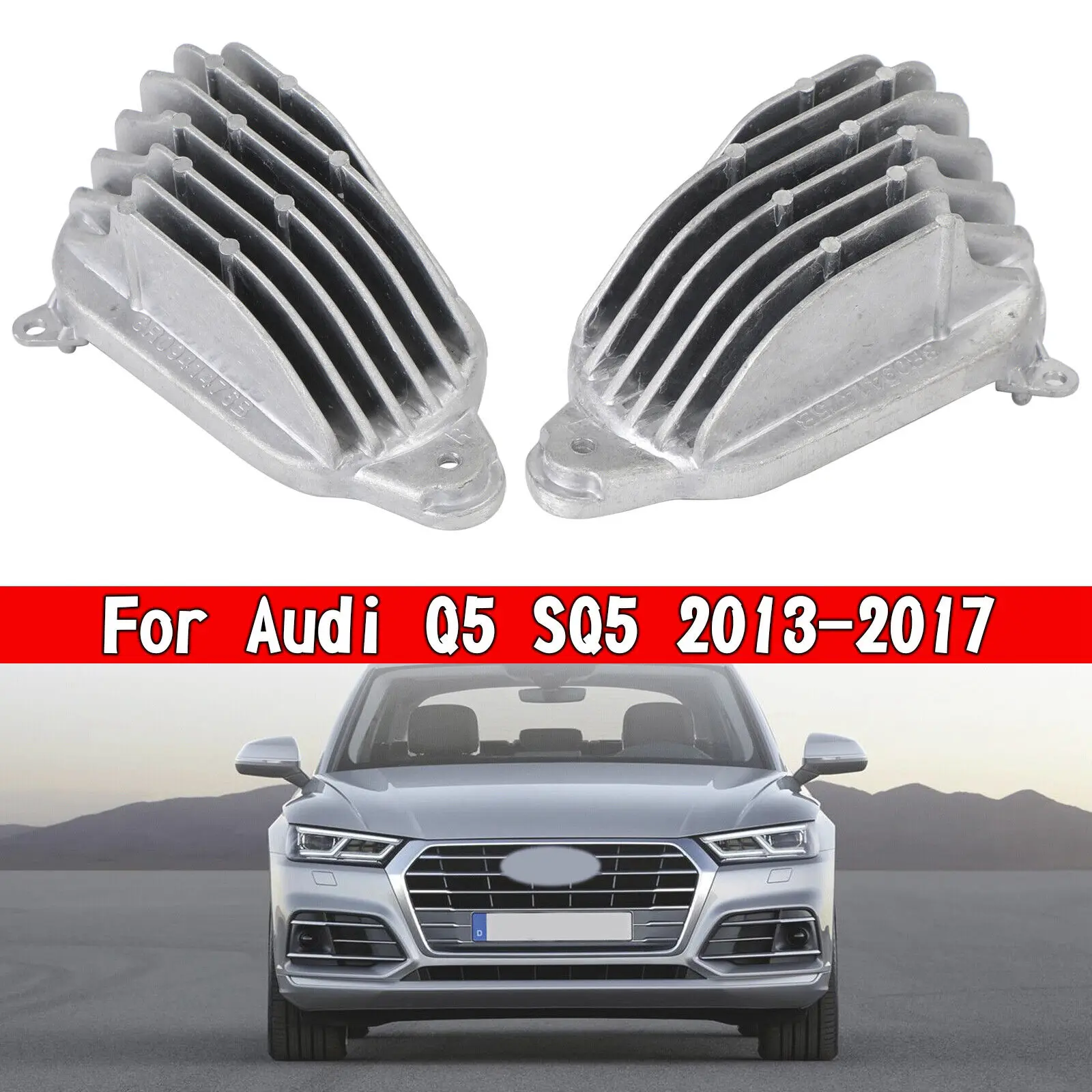 

Left+Right LED DRL Control Module 8R0941475B/76B For Audi Q5 SQ5 2013-2017 U1