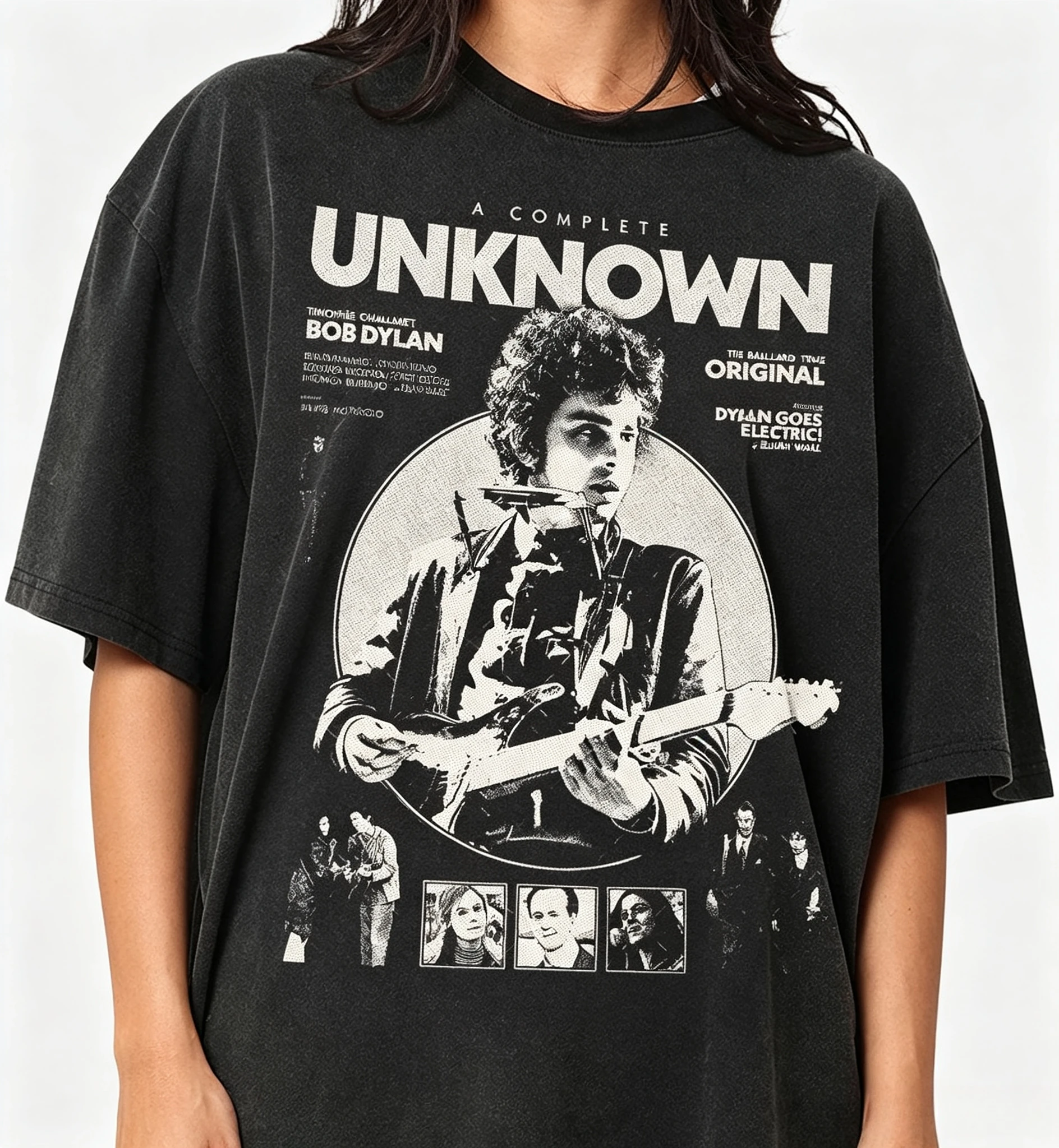 Limited Edition Completely Unknown T-shirt Bob Dylan Timothee Chalamet Comfort Series Unisex Gift T-shirt Y2k Ins