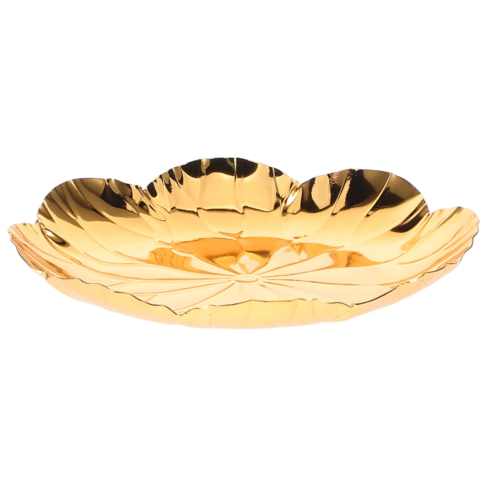 

Golden Round Tray Mini Serving Plates Vintage Trinket Dish For Cake Candy Snack Display Decorative Dessert Platter