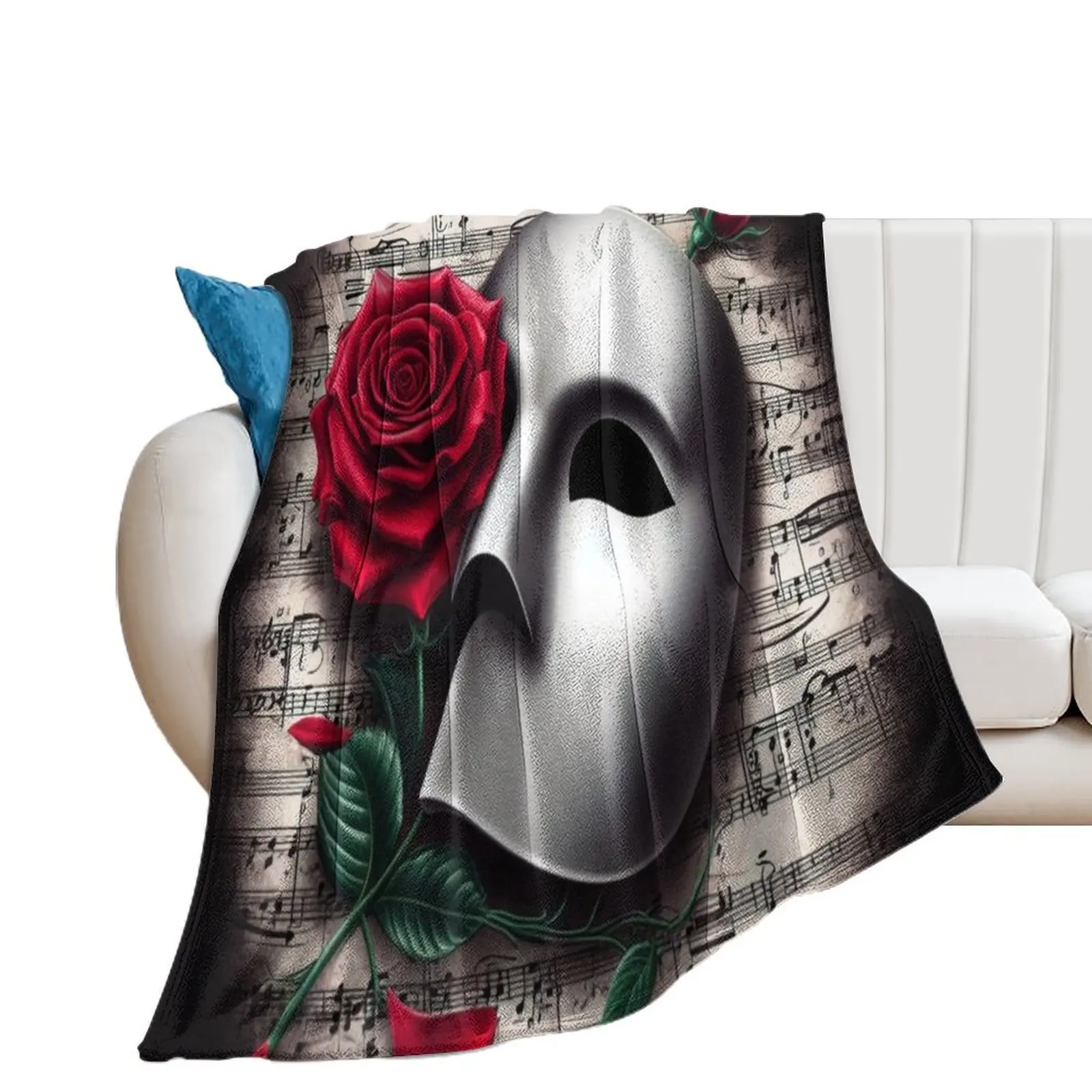 

Phantom of The Opera Musical Genius Throw Blanket warm winter Thermal Retros Blankets