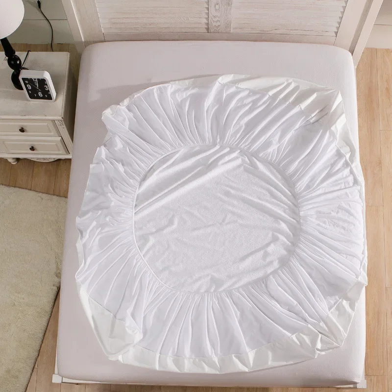 Waterproof Bedspread Single Foreign Trade White Bedspread Towel Simmons Mattress Protective Cover