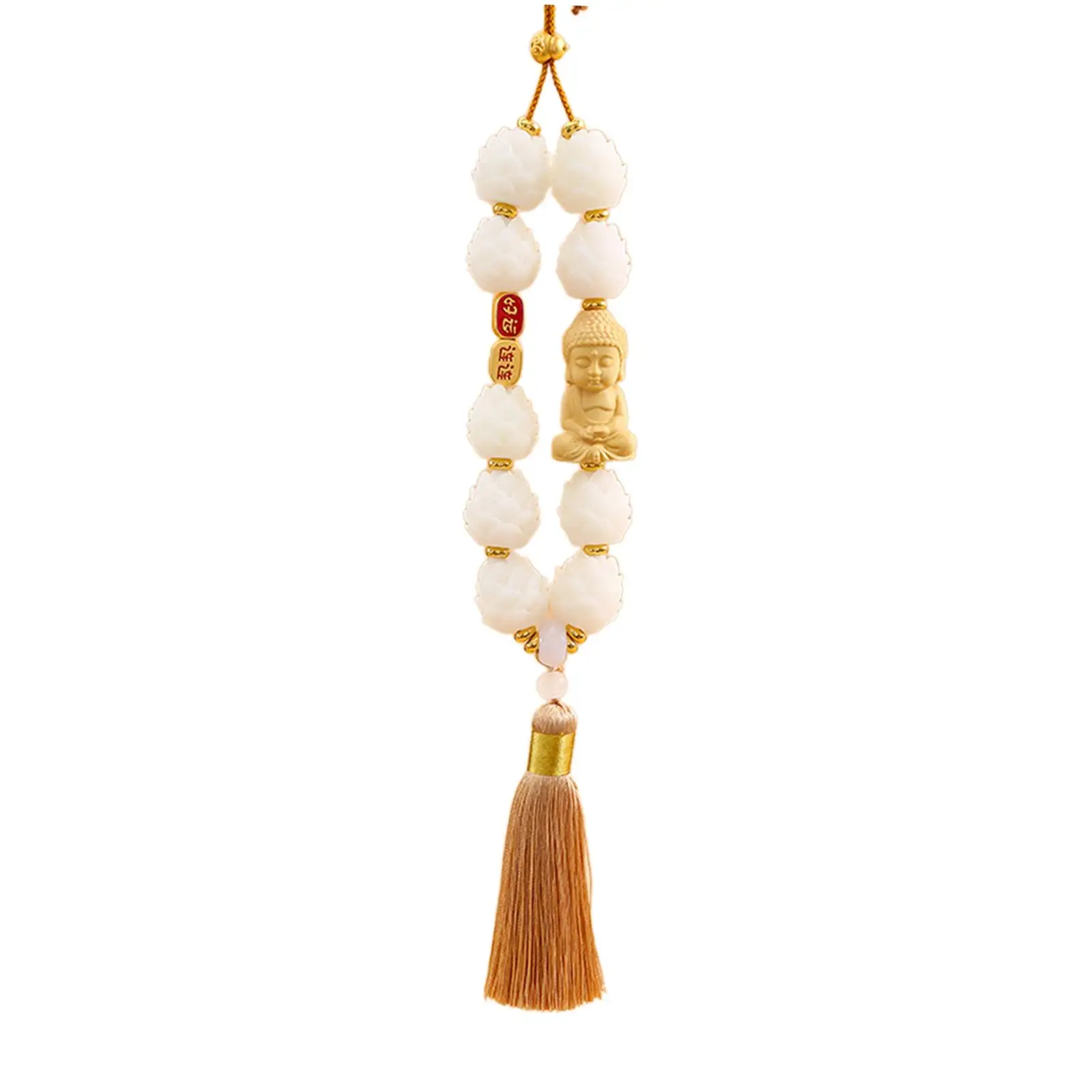 Truck Car Pendant Lotus Beads Design Rearview Mirror Decorations for Teens