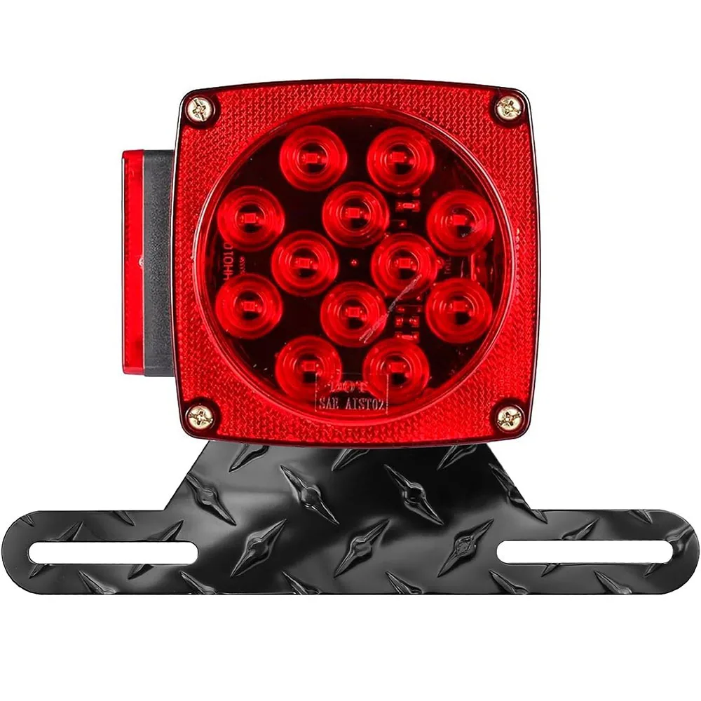 American Black Aluminum License Plate Holder Aluminum Trailer Light License Plate Holder