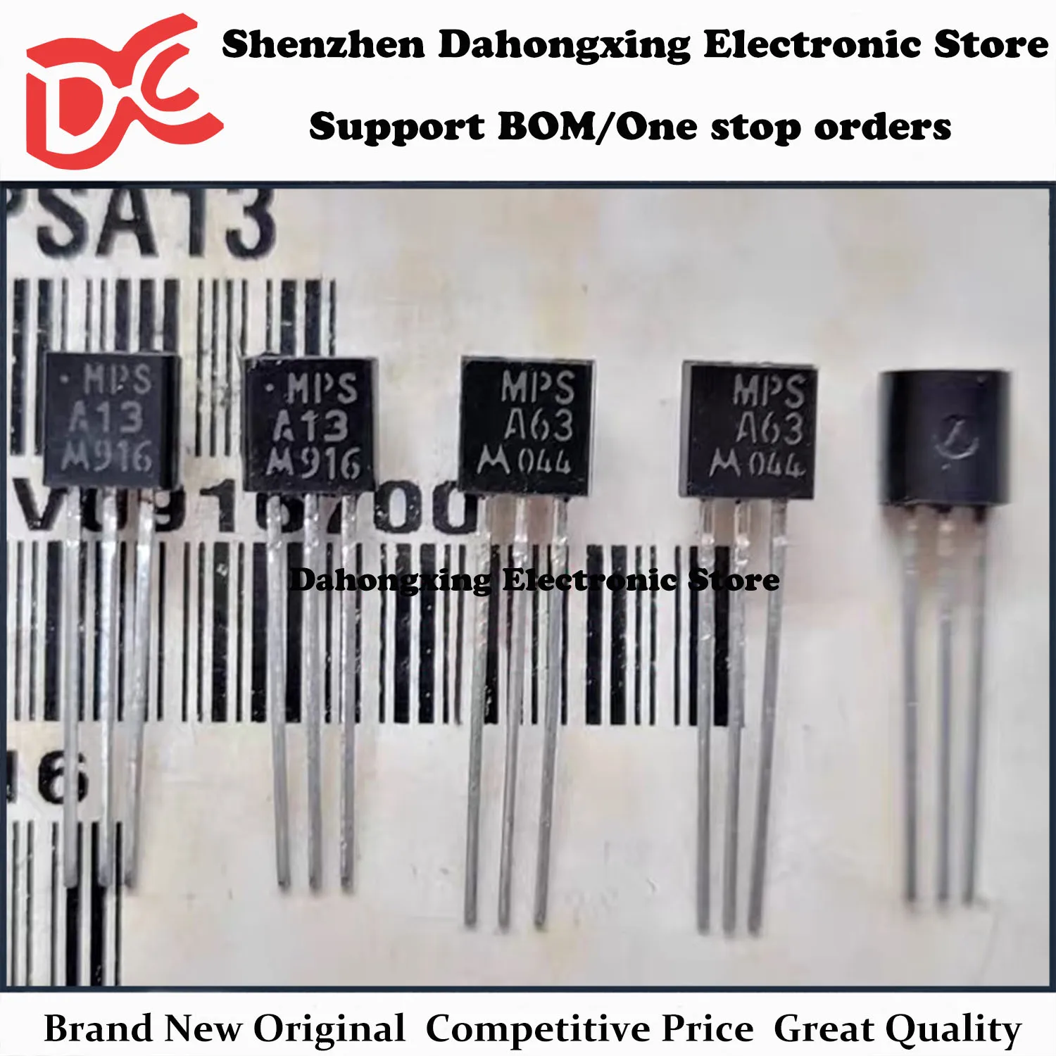 New Original 20Pairs MPSA13 A13 + MPSA63 A63 TO-92 Audio Amplifier Transistor Great Quality
