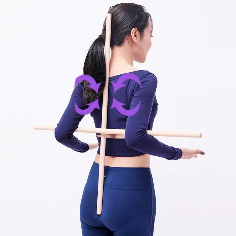 Yoga Rod Sticks Comfortable Body Stretching Tool for Martial Artists Dancers Gymnasts Sporting Work Out Relaxing Supplies