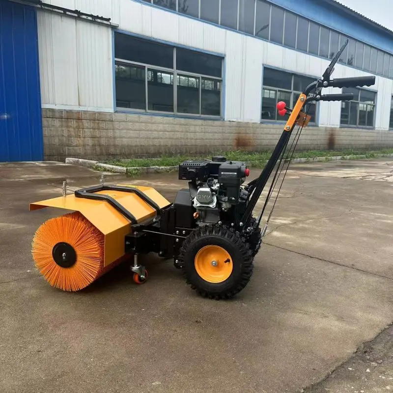Snow Thrower, 196cc High Power Engine Snow Blower, Efficient Snow Removal Vehicle, Winter Road Sanitation Cleaning Equipment