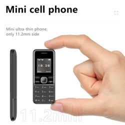 SERVO BM333 Mini Backup telefon 2G GSM 1.54 Cal bezprzewodowy Dialer odtwarzacz muzyki FM Radio niskie promieniowanie Bluetooth wybieranie telefonów komórkowych