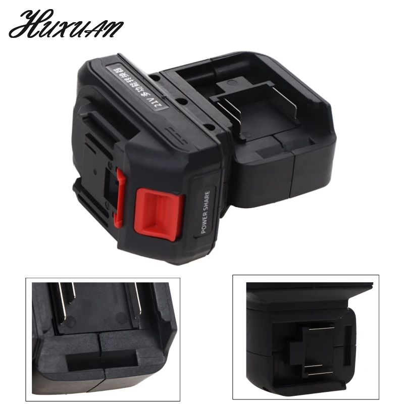 

2 In 1 Battery Adapter Converter For Maki-Ta Impact Drill Wrench Screwdrivers Worklight One-to-two Battery Converter Power Tools