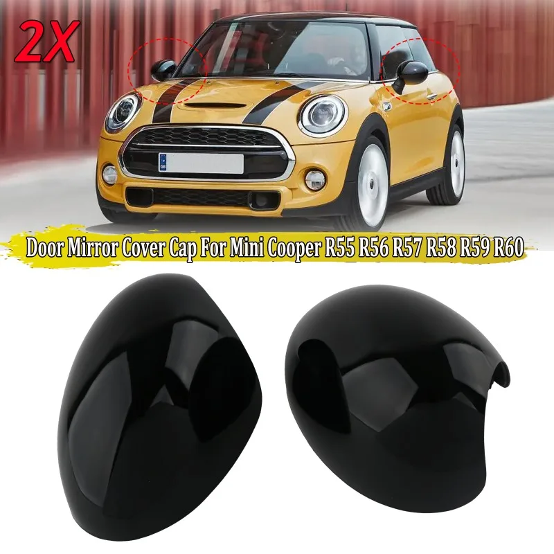 Car Rearview Mirror Cover Trim Cap For BMW Mini R55 R56 R57 R58 R59 R60 R61 2007-2016 Mirror Parts 51162754914 51162754913