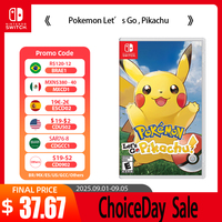 Nintendo Switch Game - Pokemon Let’s Go , Pikachu - Games Cartridge Physical Card Party for Switch OLED Lite