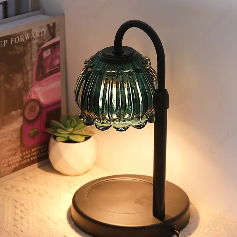 مصباح ذوبان الشمع العطري البسيط مع يعتم الوقت للمنزل وغرفة المعيشة وغرفة النوم والدراسة وإضاءة الديكور