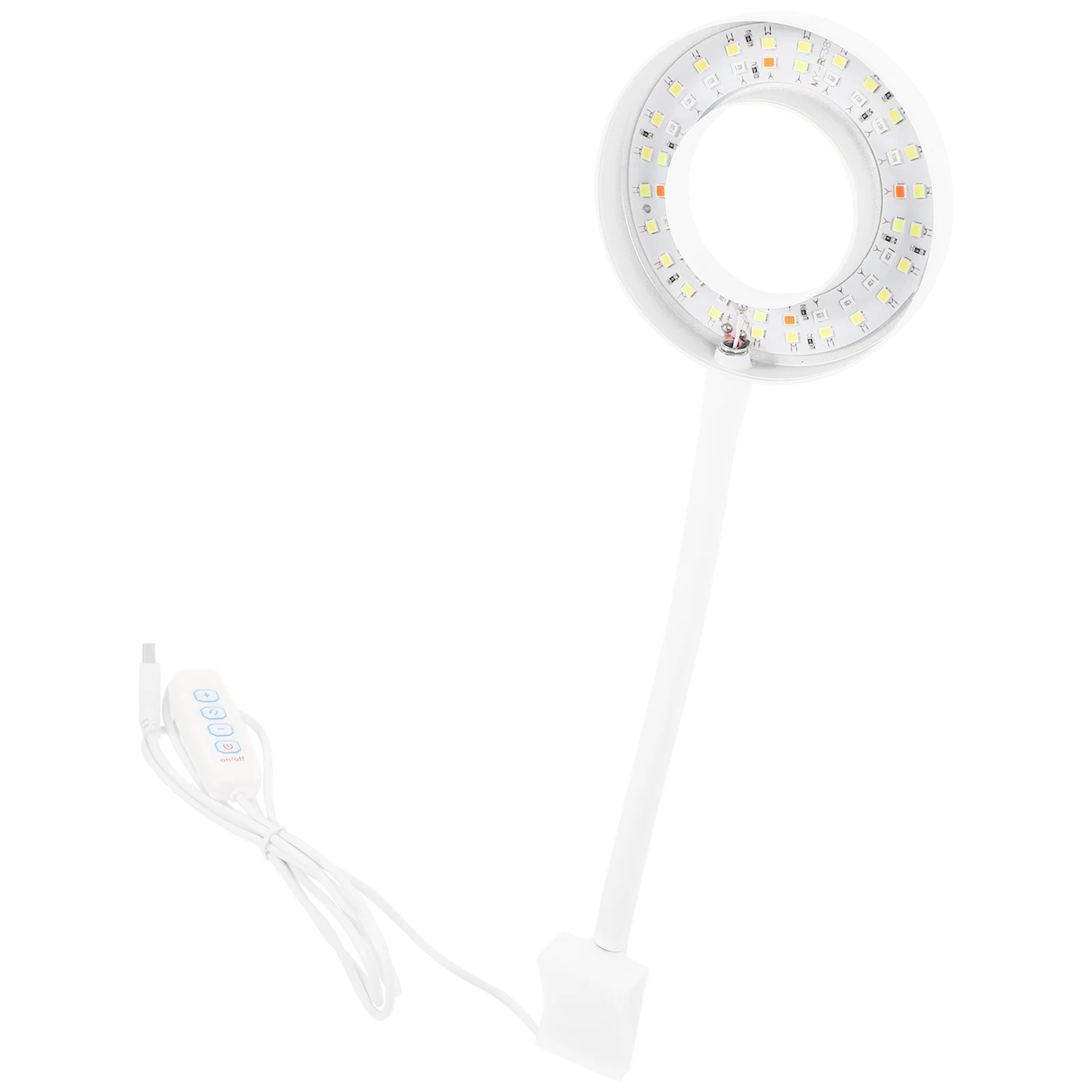 

Fish Bowl Water Plant Lamp Small Tank Light Compact Aquarium Professional USB Lighting For Reusable White LED