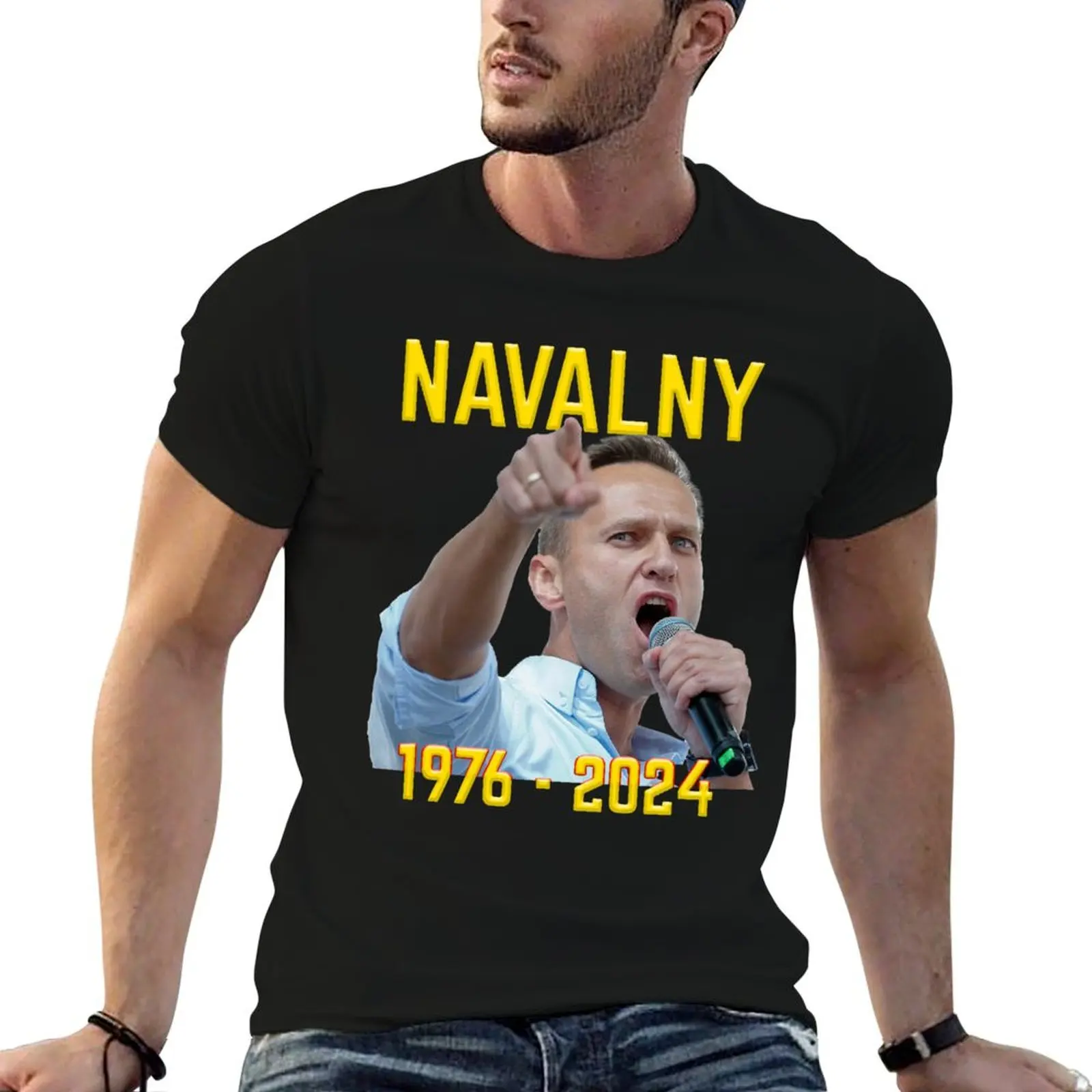 Navalny Alexei color Essential T-Shirt custom shirt plus sizes man t shirt rapper graphic tees mens clothing