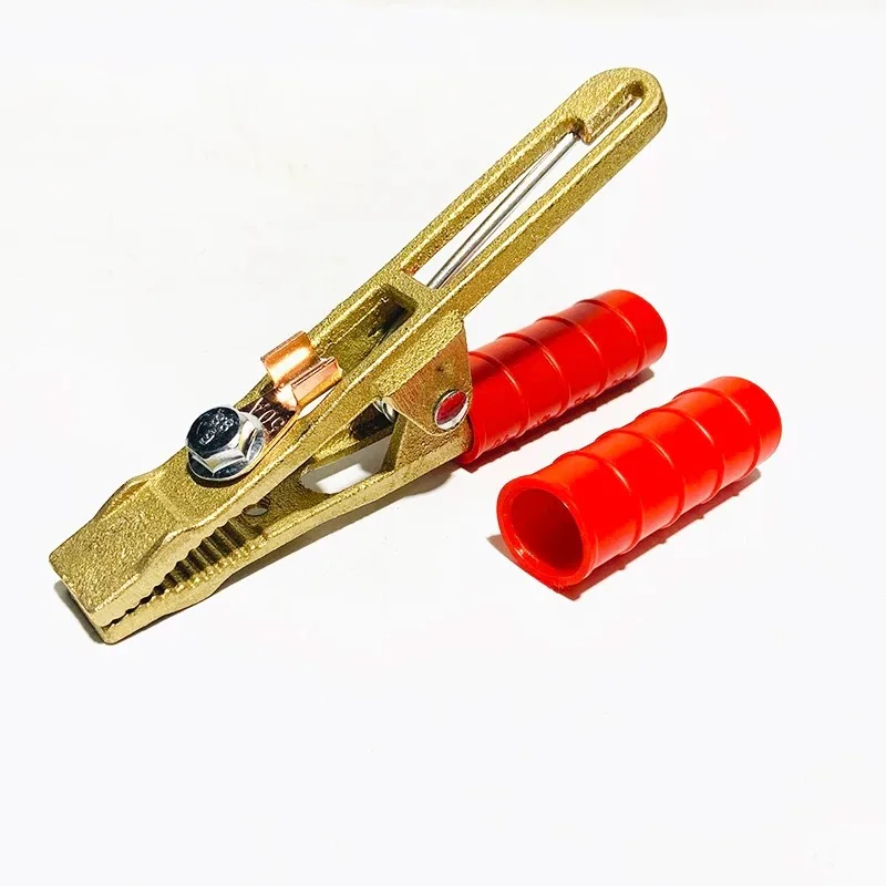 260/400/500/600A Grounding Clamp Ashaped Heavy Duty Earth Clamp Antioxidant Brass Multipurpose Welding Ground Clamp for Shipyard