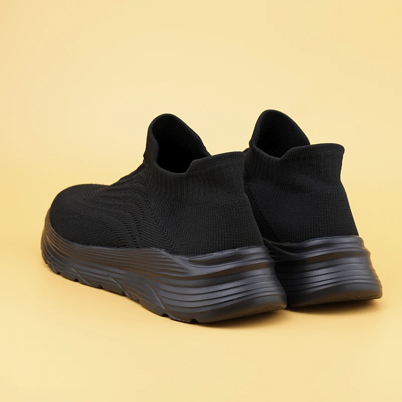 Unisex Slip On Sock Shoes Breathable Mesh Non Slip Casual Sneakers Lightweight Soft Sole For Men Women Daily Walking Work Travel