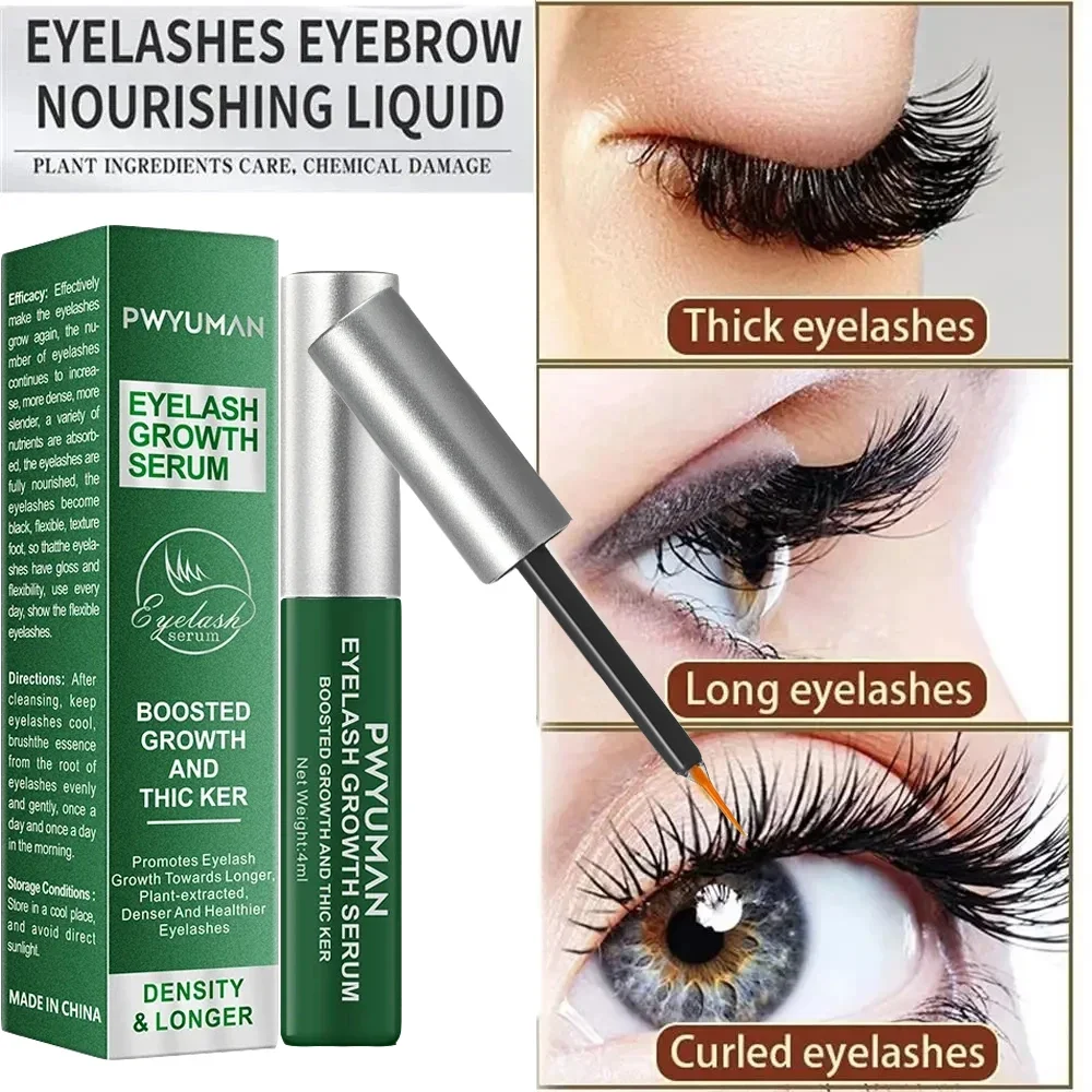 Fast Eyelash Growth Serum 7 Days Natural Eyelash Enhancer Longer Fuller Thicker Curling Lash Treatment Eye Care Products Makeup