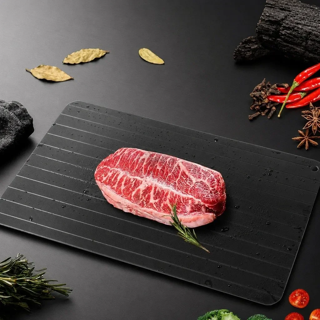 Large Fast Defrosting Tray for Frozen Meat Thawing Food Quick Defrost Board Kitchen Tool